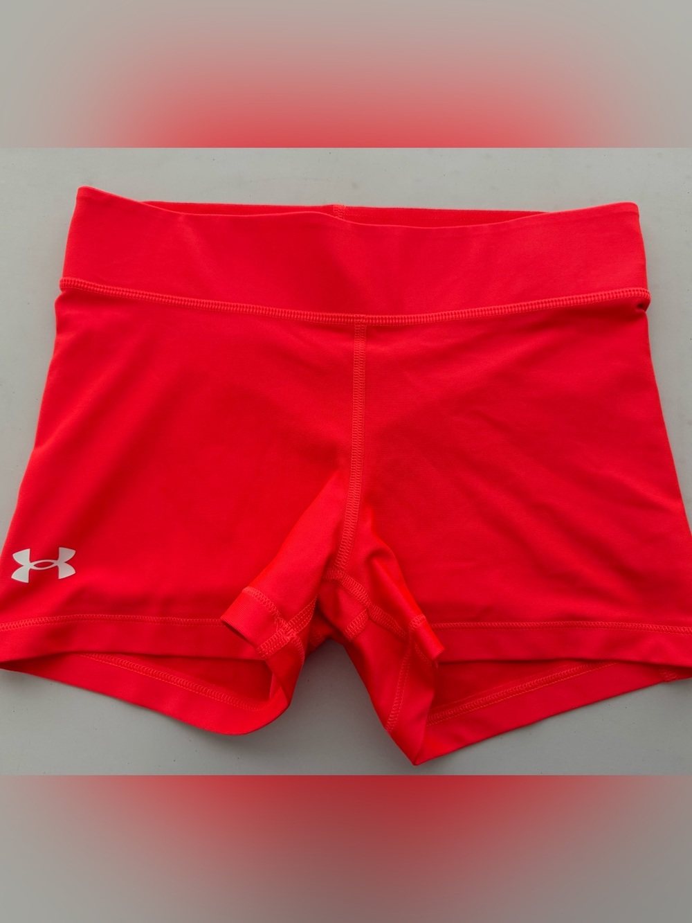 Under Armour Women's Hot Red Bike Shorts